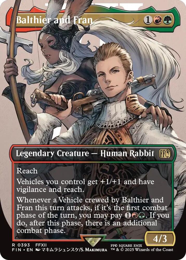 Balthier and Fran 393 (FINAL FANTASY)  - Borderless Foil | Good Games Modbury