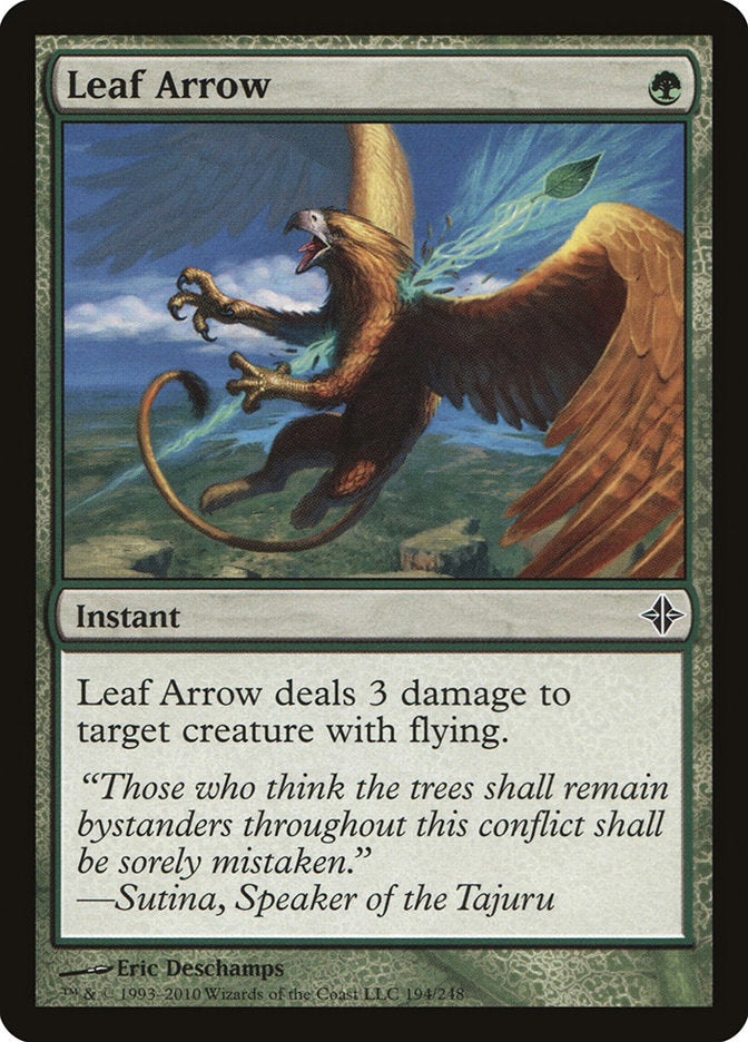 Leaf Arrow 194/248 (Rise of the Eldrazi)  - Foil | Good Games Modbury
