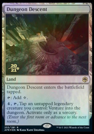 Dungeon Descent [Dungeons & Dragons: Adventures in the Forgotten Realms Prerelease Promos] | Good Games Modbury