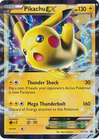 Pikachu EX (XY174) (Jumbo Card) [XY: Black Star Promos] | Good Games Modbury