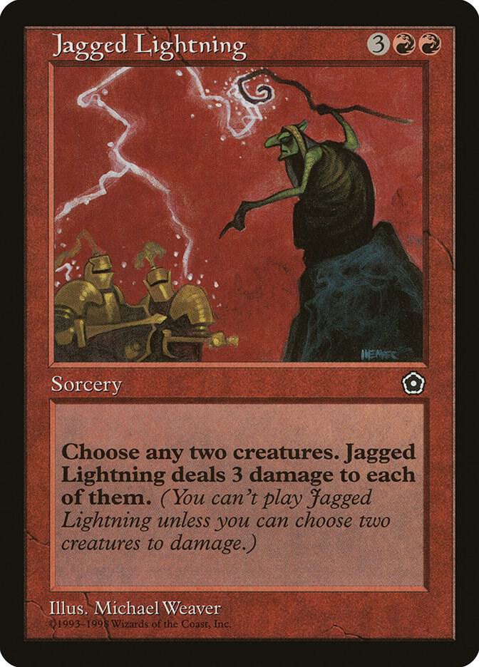 Jagged Lightning 106/165 (Portal Second Age)  | Good Games Modbury