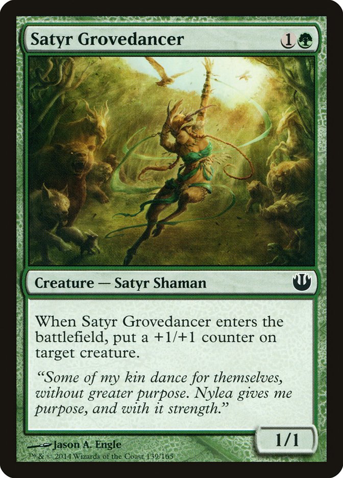 Satyr Grovedancer 139/165 (Journey Into Nyx)  - Foil | Good Games Modbury