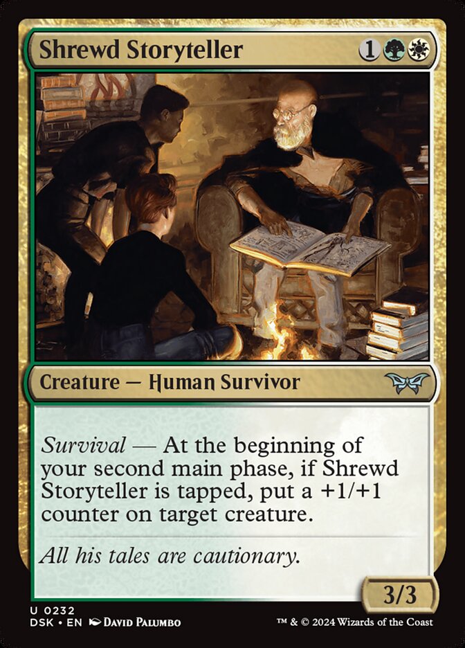 Shrewd Storyteller 232/286 (Duskmourn: House of Horror)  - Foil | Good Games Modbury