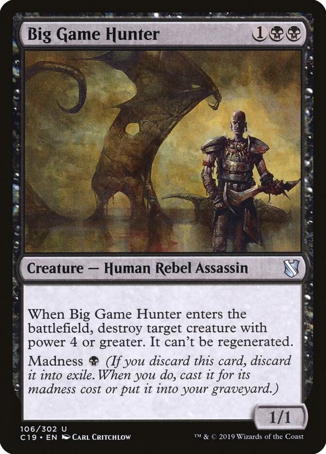 Big Game Hunter 106/302 (Commander 2019)  | Good Games Modbury