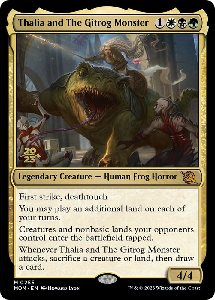 Thalia and The Gitrog Monster 255s/162 (Prerelease Cards)  - Foil | Good Games Modbury