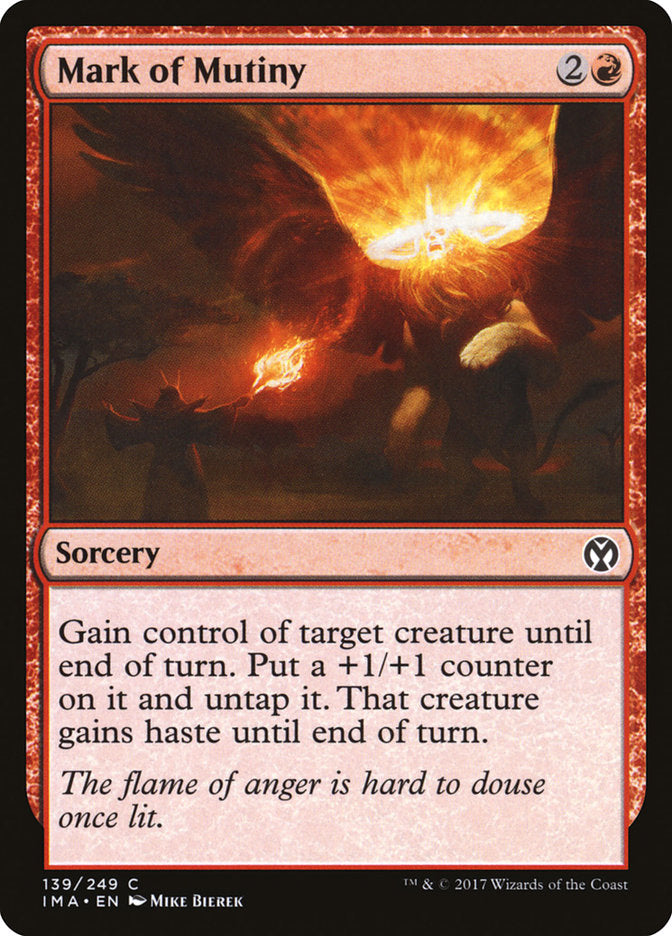 Mark of Mutiny 139/249 (Iconic Masters)  - Foil | Good Games Modbury