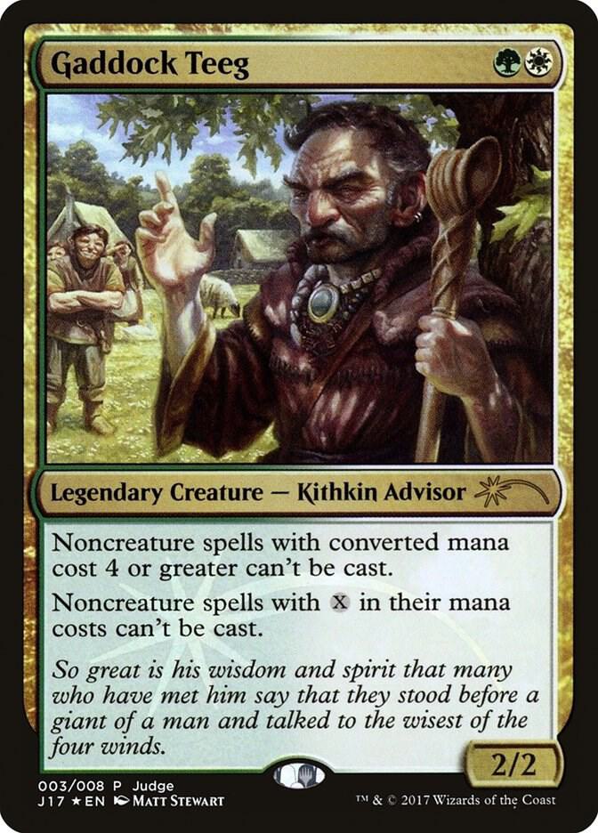 Gaddock Teeg 3/8 (Judge Promos)  - Foil | Good Games Modbury
