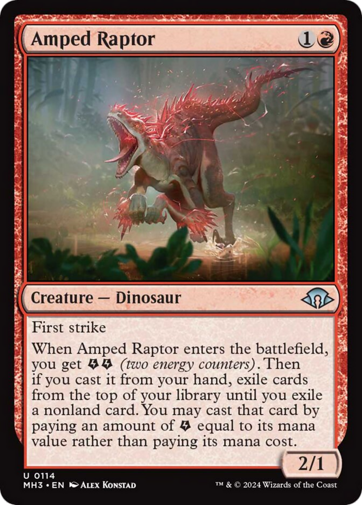 Amped Raptor [Modern Horizons 3] | Good Games Modbury