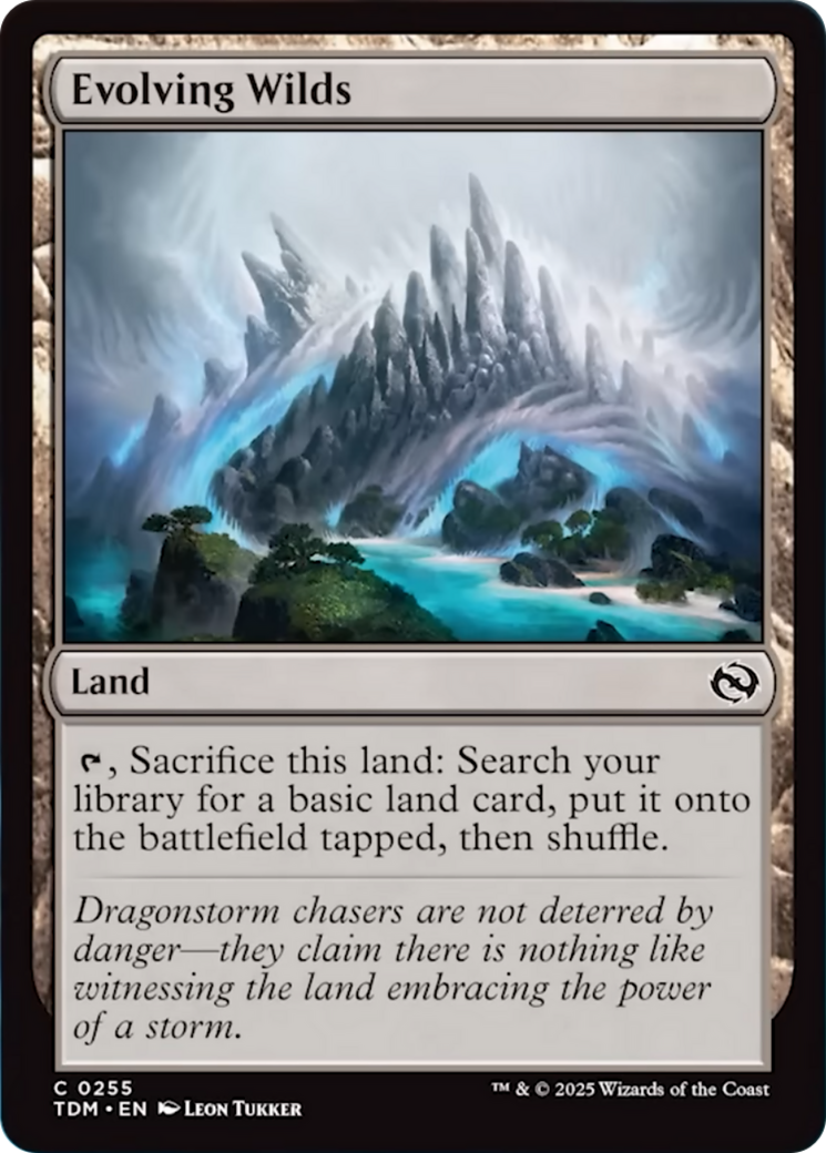 Evolving Wilds [Tarkir: Dragonstorm] | Good Games Modbury