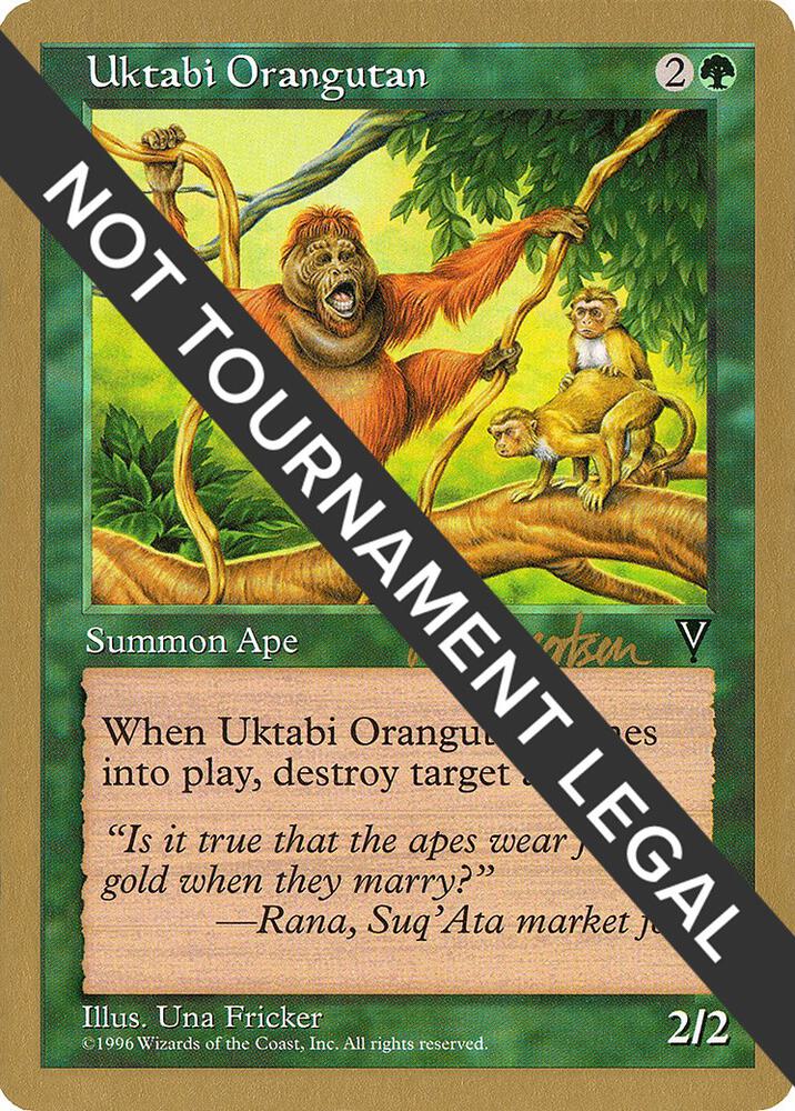 Uktabi Orangutan 1997 Svend Geertsen VIS sg123/131 (World Championship Decks)  | Good Games Modbury