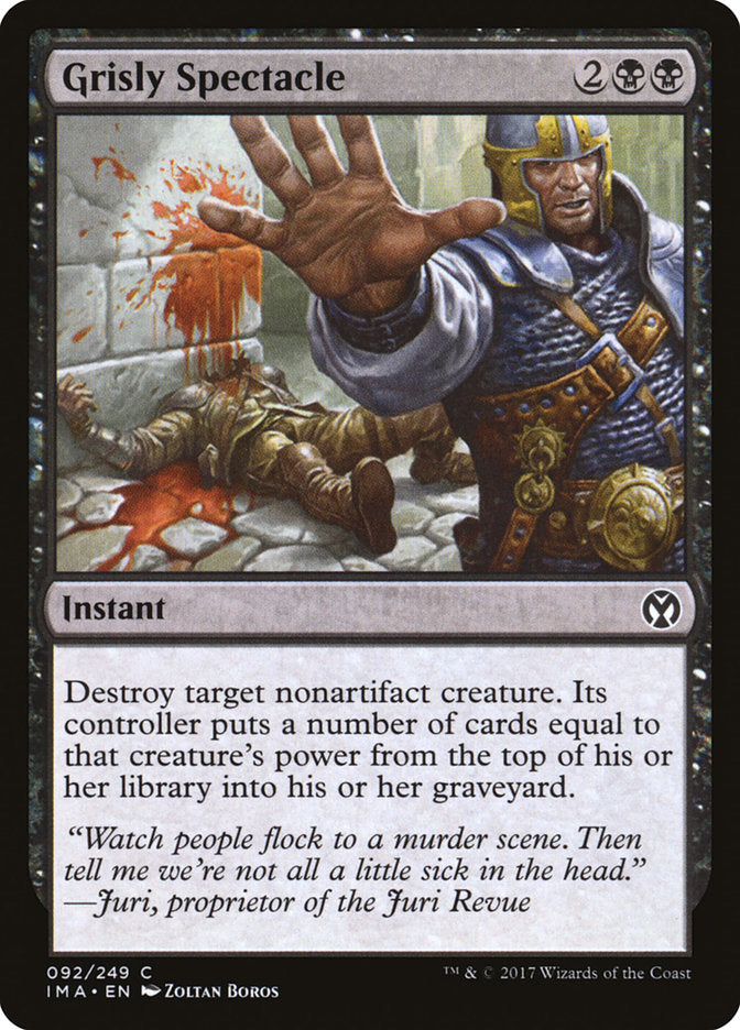 Grisly Spectacle 92/249 (Iconic Masters)  | Good Games Modbury