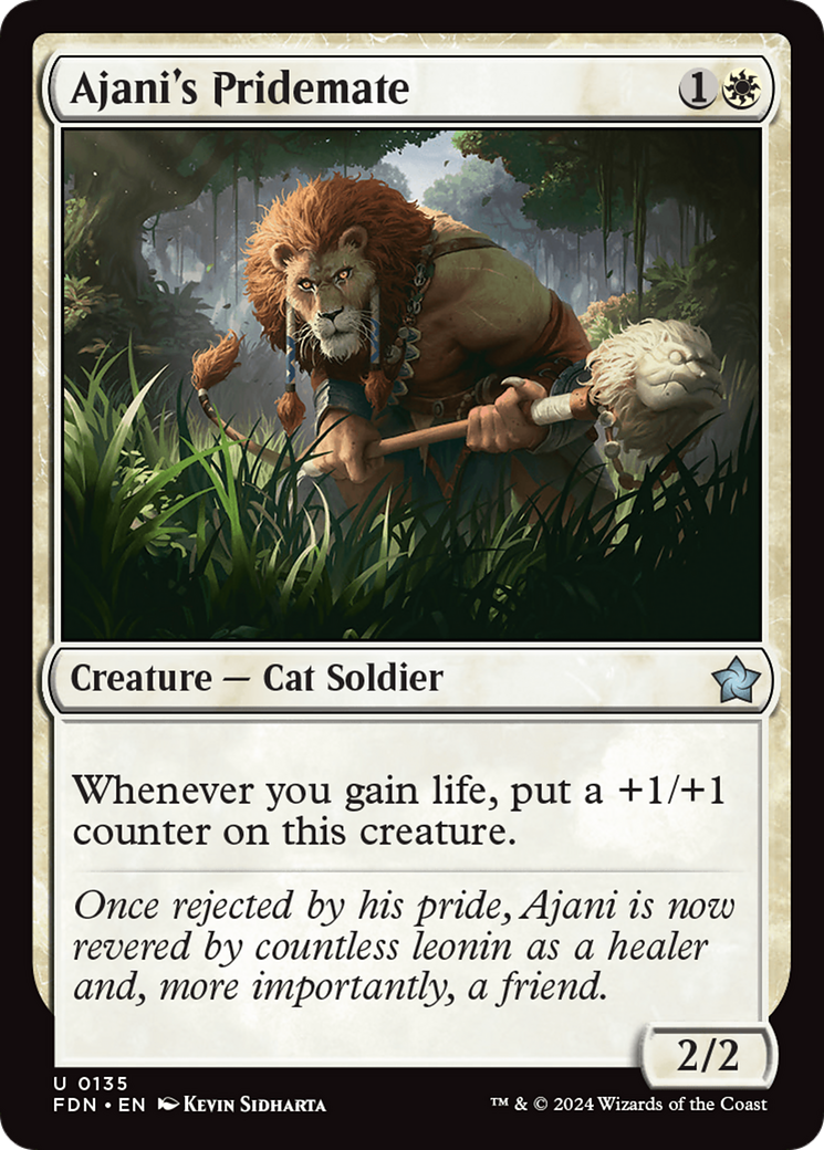 Ajani's Pridemate [Foundations] | Good Games Modbury