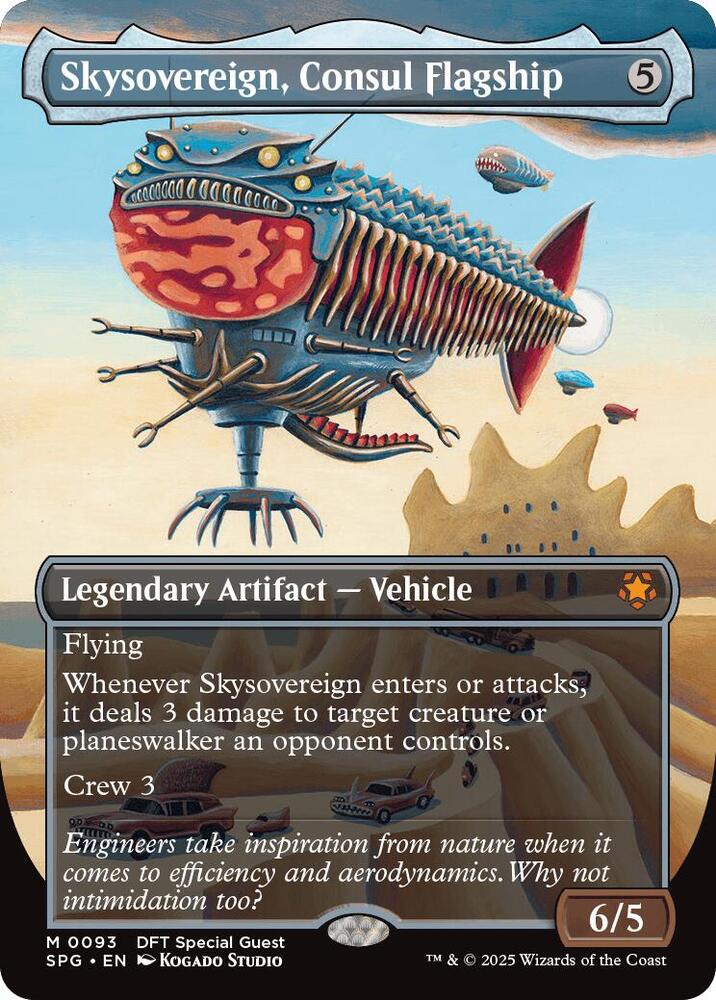 Skysovereign, Consul Flagship 93/0 (Special Guests)  - Borderless Foil | Good Games Modbury