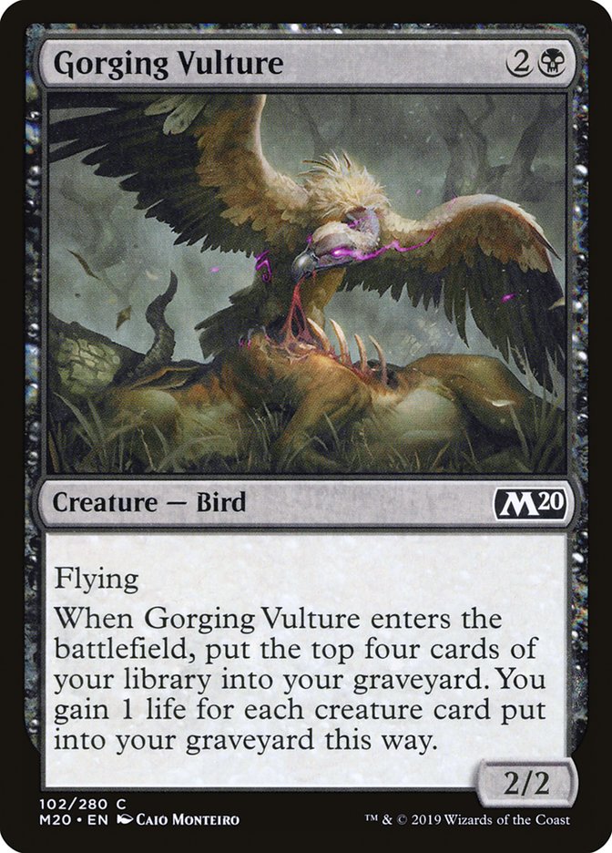 Gorging Vulture [Core Set 2020] | Good Games Modbury