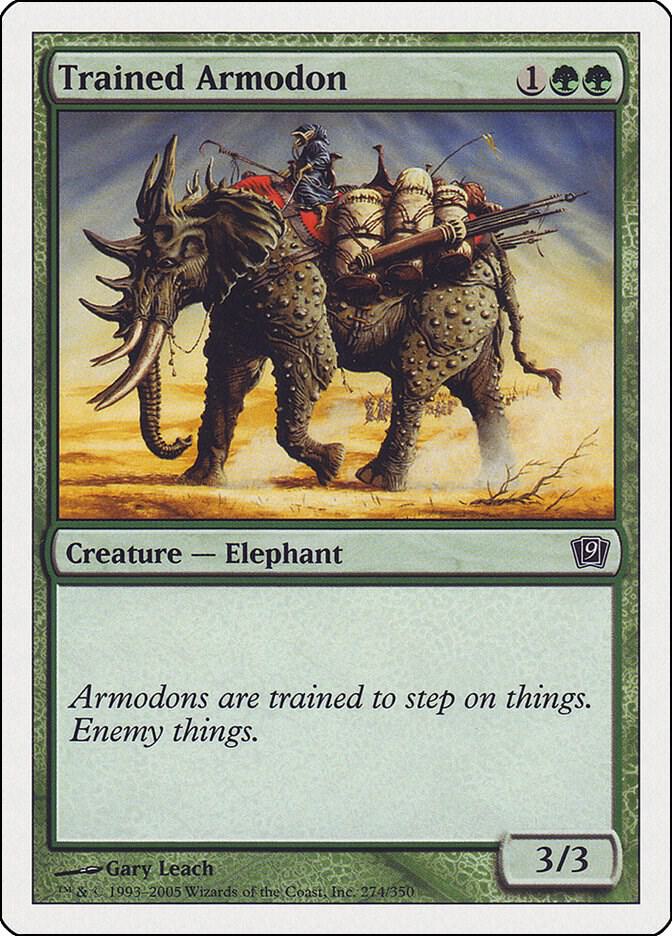 Trained Armodon 274/350 (9th Edition)  | Good Games Modbury