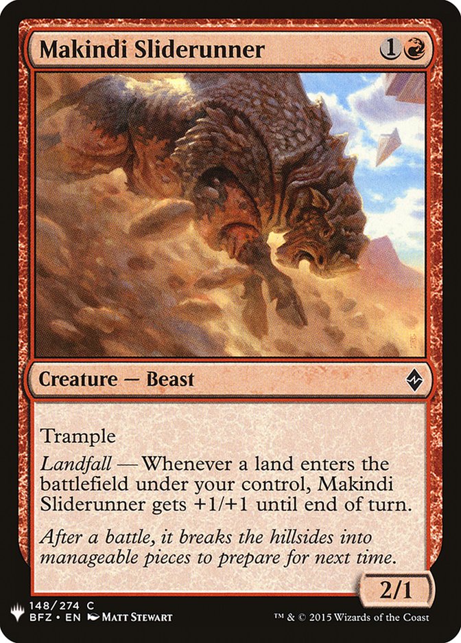 Makindi Sliderunner [Mystery Booster] | Good Games Modbury