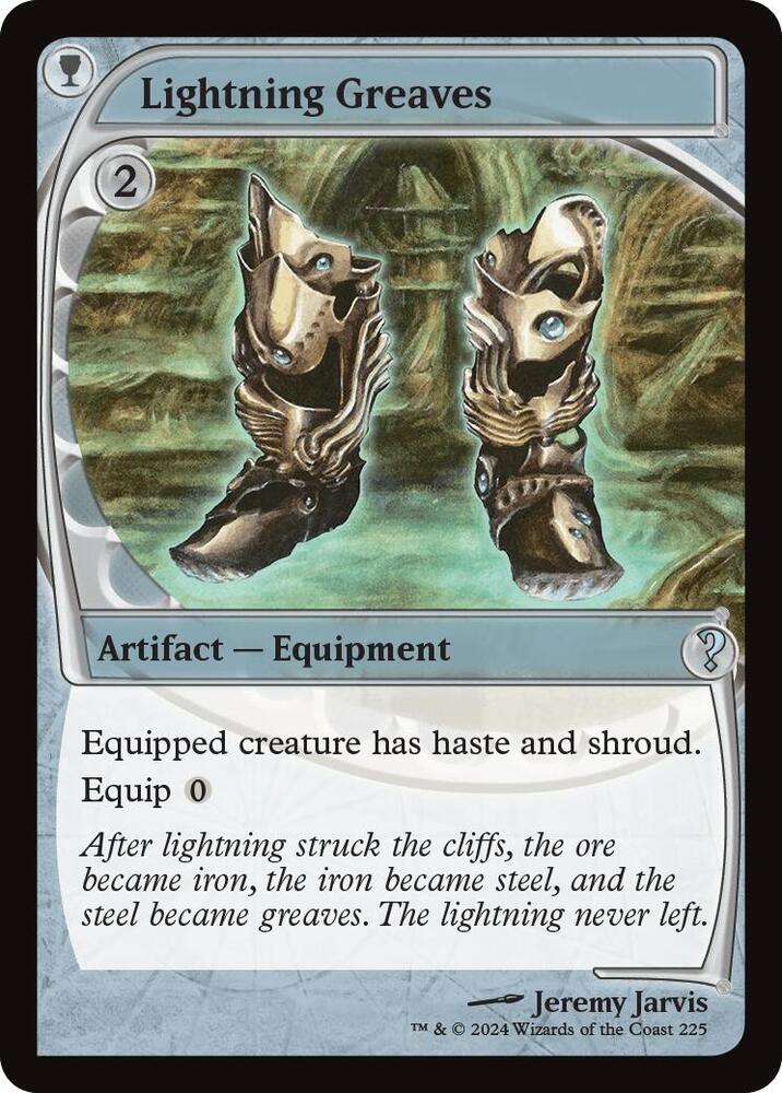 Lightning Greaves 225 (Mystery Booster 2)  - Future Sight Foil | Good Games Modbury