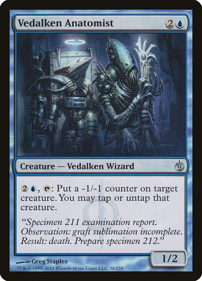 Vedalken Anatomist 36/155 (Mirrodin Besieged)  - Foil | Good Games Modbury