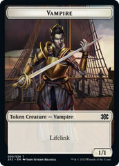 Elemental // Vampire Double-Sided Token [Double Masters 2022 Tokens] | Good Games Modbury