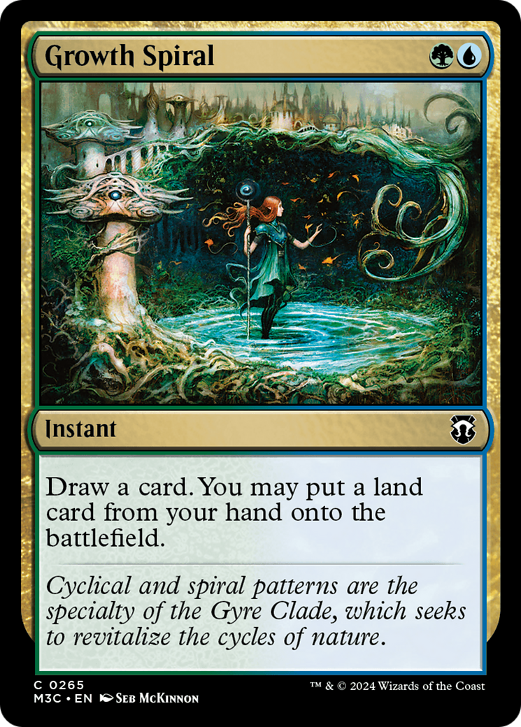 Growth Spiral (Ripple Foil) [Modern Horizons 3 Commander] | Good Games Modbury