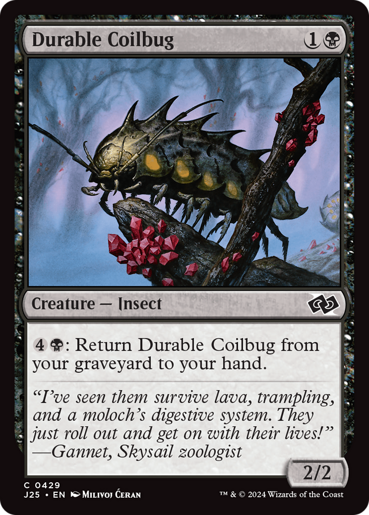 Durable Coilbug [Foundations Jumpstart] | Good Games Modbury