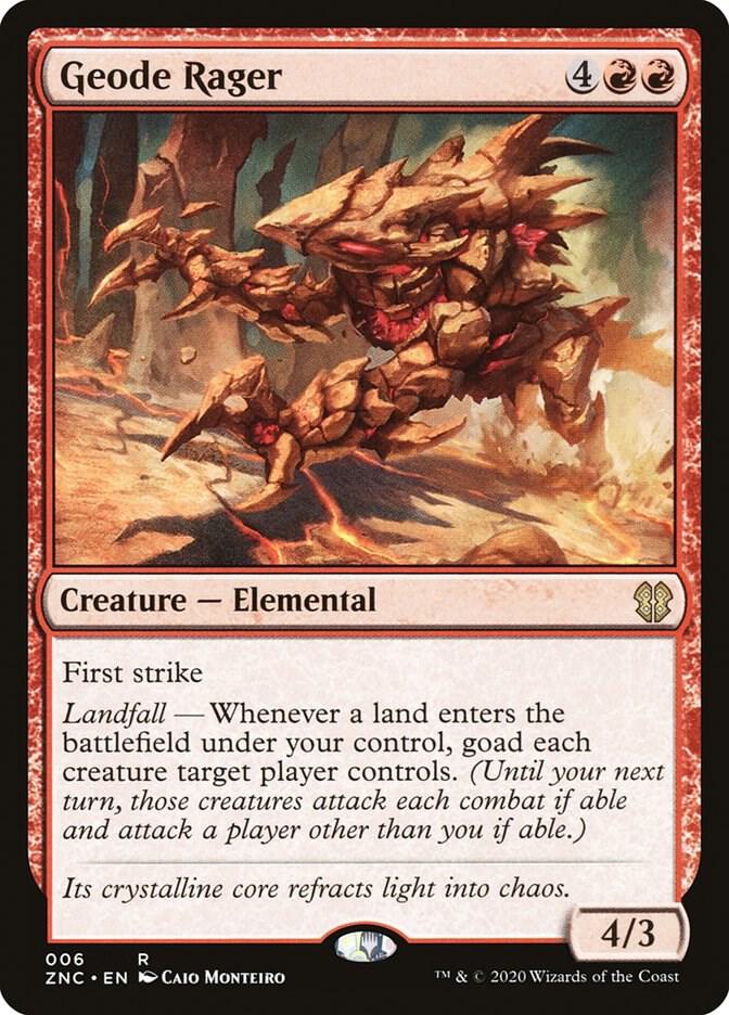 Geode Rager 6/142 (Commander: Zendikar Rising)  | Good Games Modbury