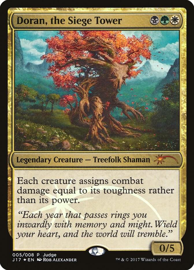Doran, the Siege Tower 5/8 (Judge Promos)  - Foil | Good Games Modbury