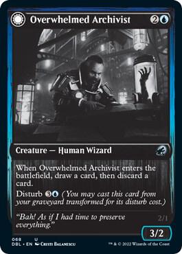 Overwhelmed Archivist 68/534 (Innistrad: Double Feature)  - Foil | Good Games Modbury