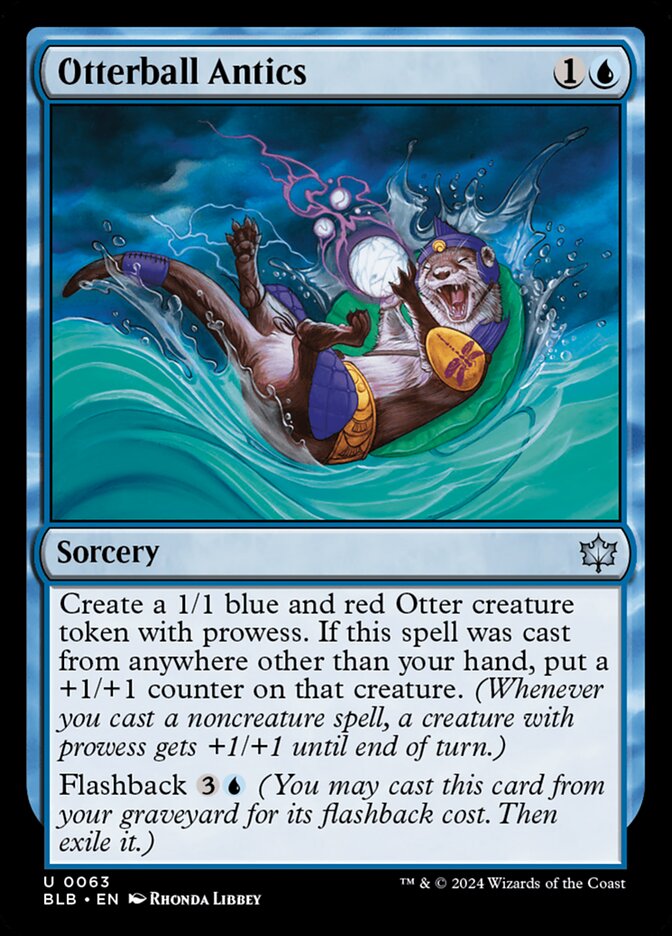 Otterball Antics 63/281 (Bloomburrow)  - Foil | Good Games Modbury