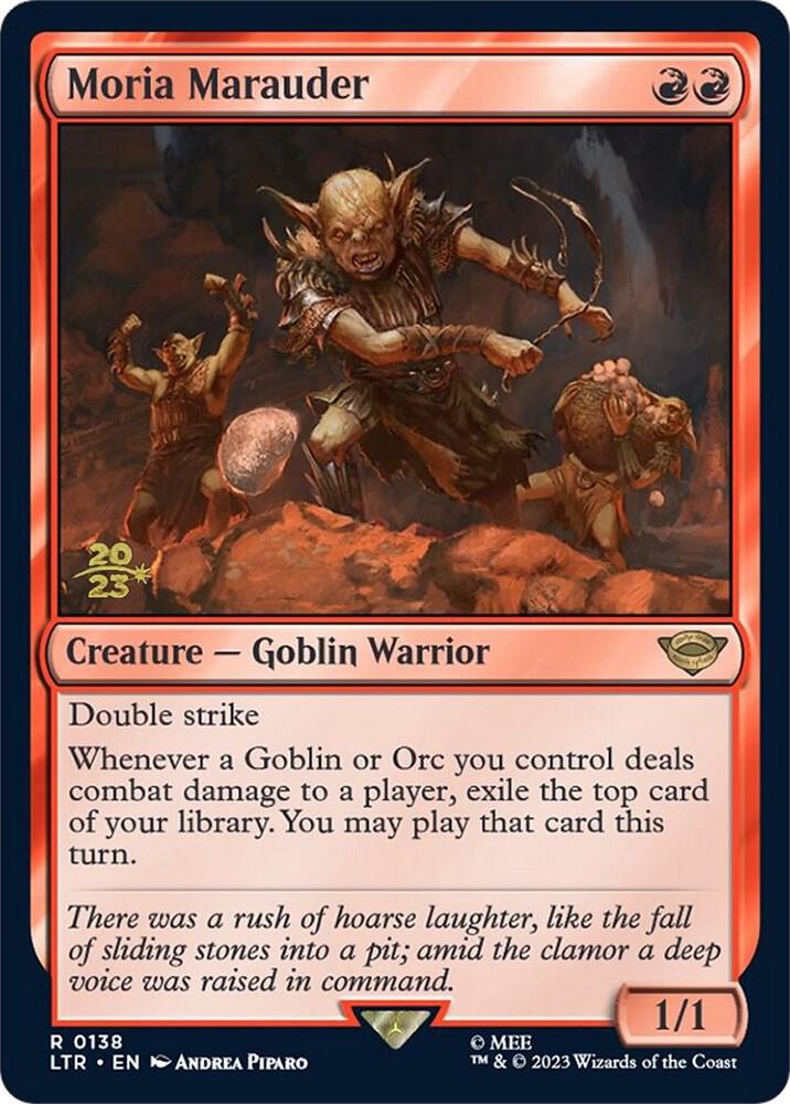 Moria Marauder 138s/86 (Prerelease Cards)  - Foil | Good Games Modbury