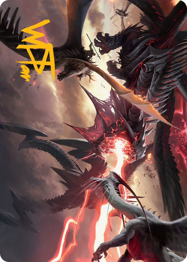 Invasion of Tarkir Art Card (Gold-Stamped Signature) [March of the Machine Art Series] | Good Games Modbury