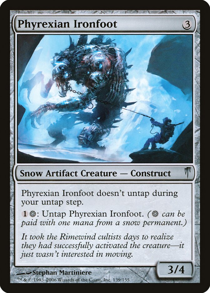 Phyrexian Ironfoot 139/155 (Coldsnap)  | Good Games Modbury