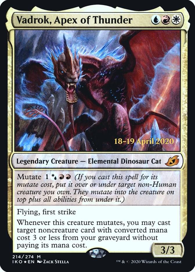 Vadrok Apex of Thunder 214s/137 (Prerelease Cards)  - Foil | Good Games Modbury