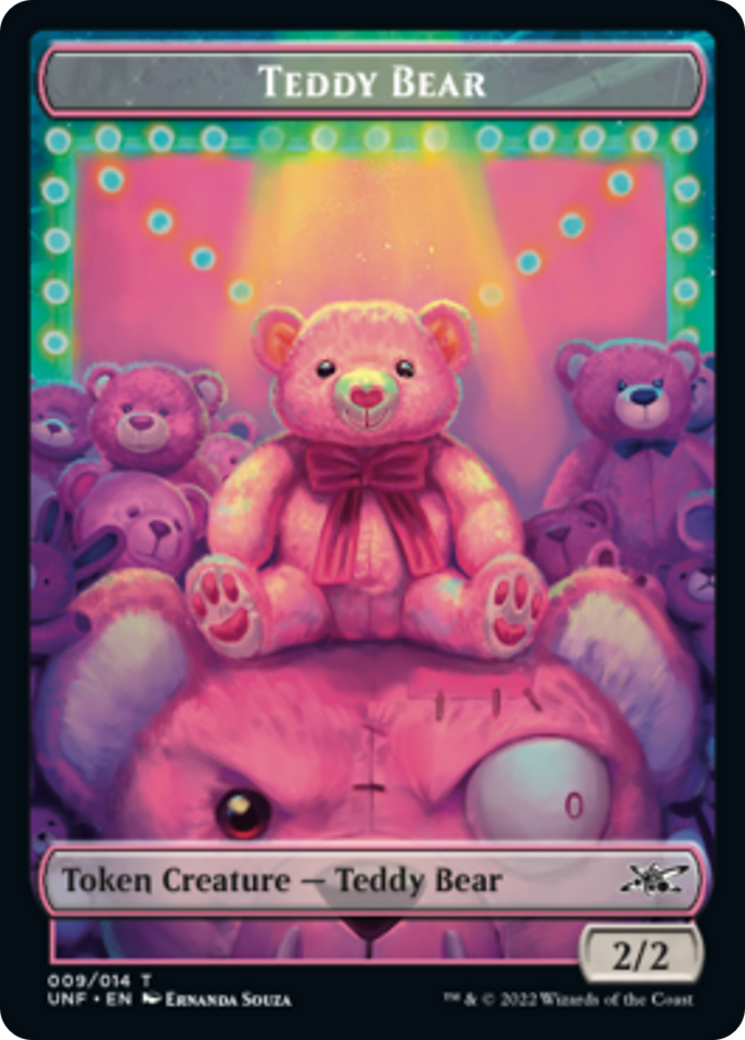 Teddy Bear // Storm Crow Double-Sided Token [Unfinity Tokens] | Good Games Modbury