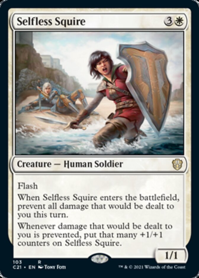 Selfless Squire [Commander 2021] | Good Games Modbury