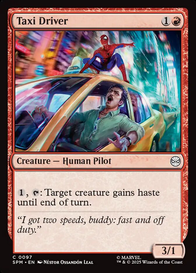 Taxi Driver 97/198 (Marvel's Spider-Man)  - Foil | Good Games Modbury