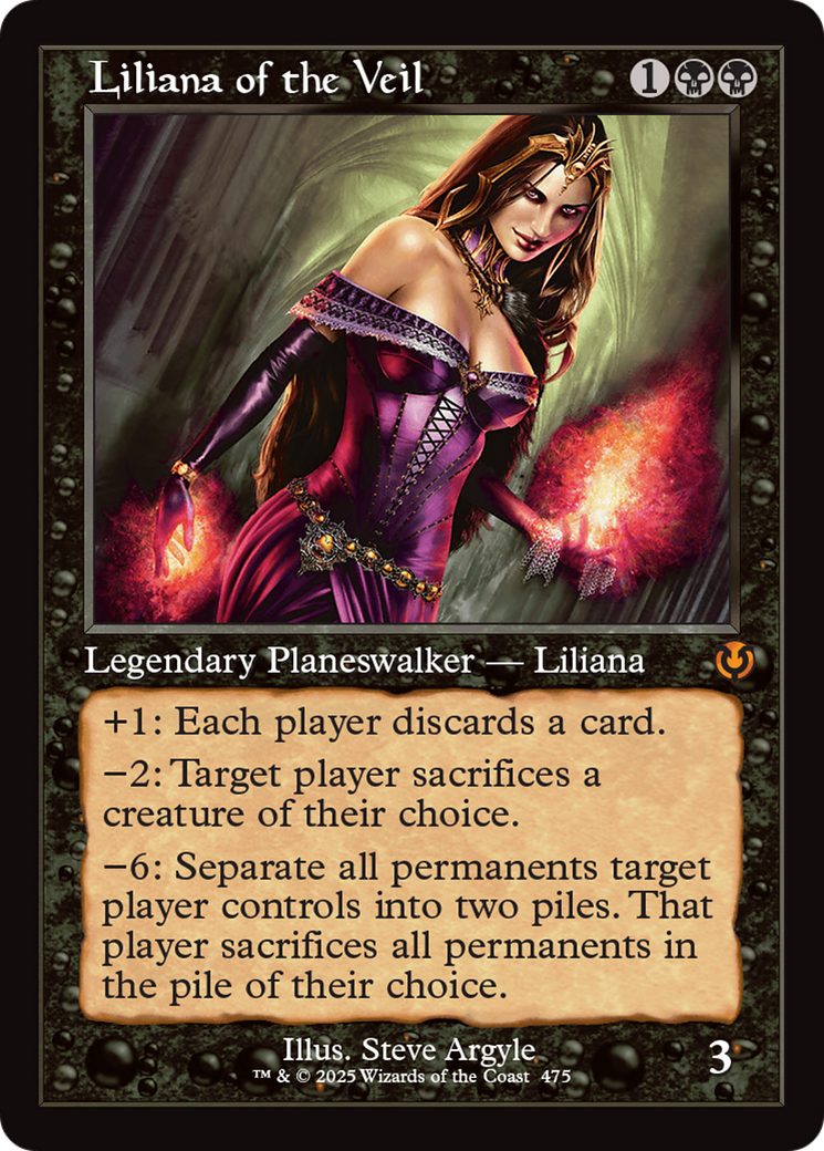 Liliana of the Veil (Retro Frame) [Innistrad Remastered] | Good Games Modbury