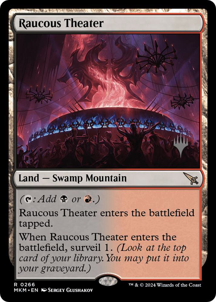 Raucous Theater 266p/182 (Promo Pack: Murders at Karlov Manor)  - Foil | Good Games Modbury