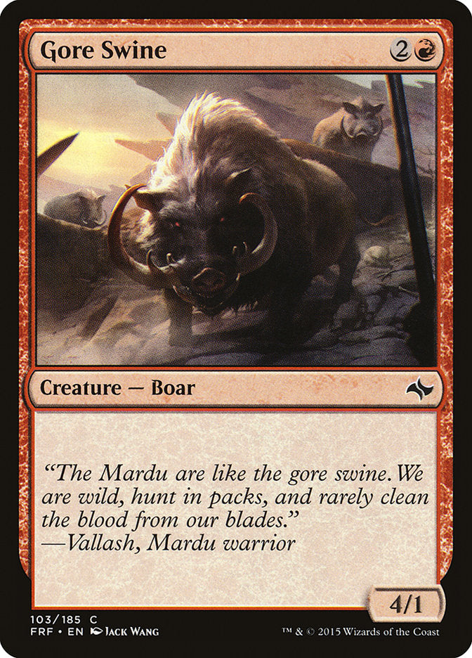 Gore Swine 103/185 (Fate Reforged)  - Foil | Good Games Modbury
