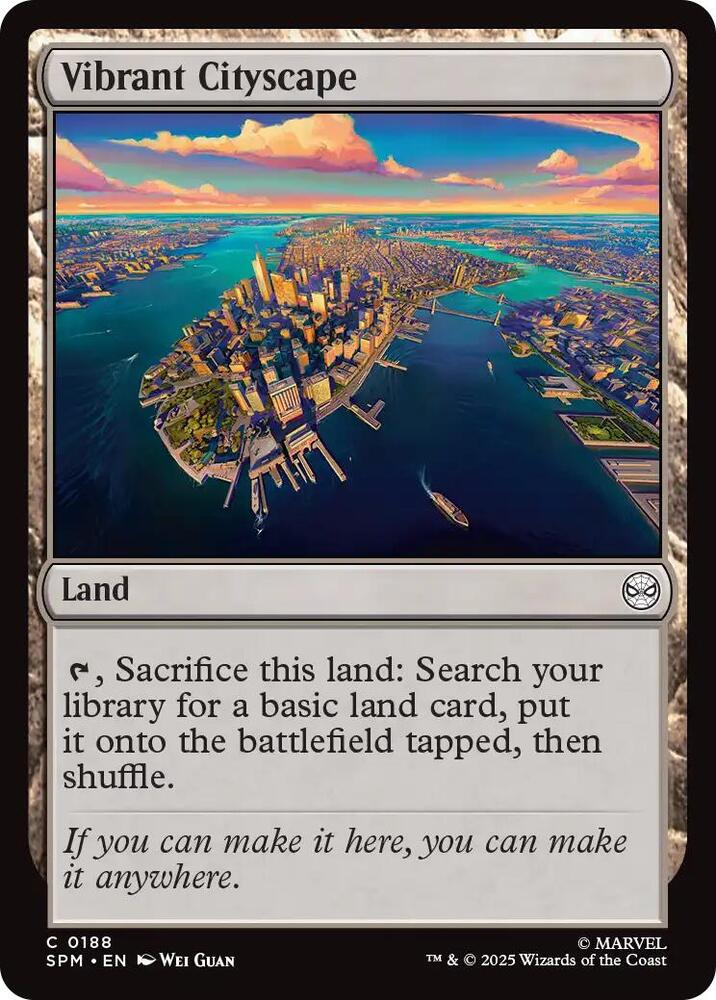 Vibrant Cityscape 188/198 (Marvel's Spider-Man)  - Foil | Good Games Modbury