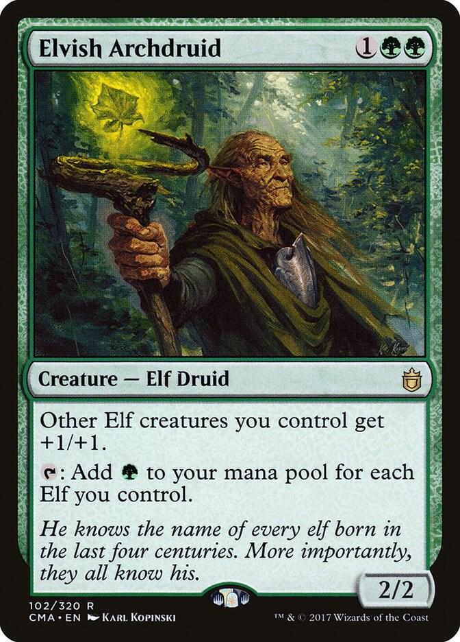 Elvish Archdruid 102/320 (Commander Anthology)  | Good Games Modbury