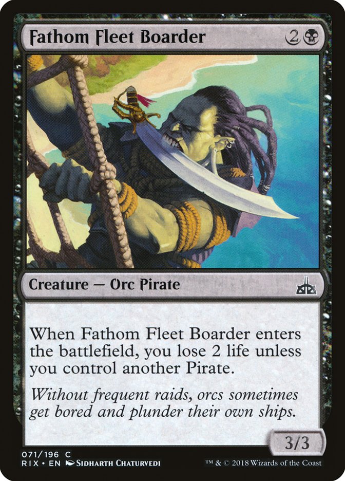 Fathom Fleet Boarder 71/196 (Rivals of Ixalan)  | Good Games Modbury