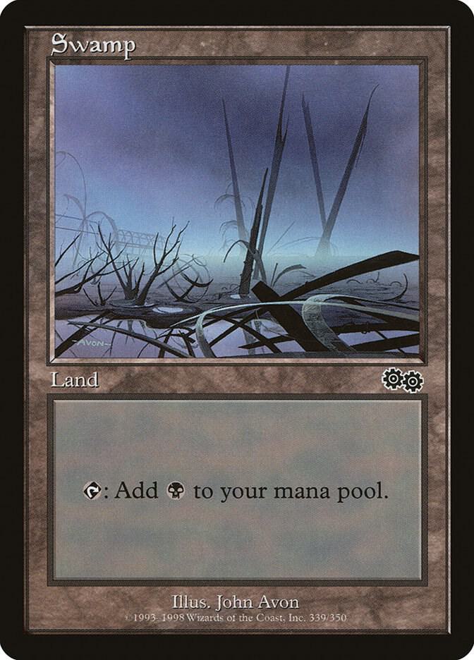 Swamp 339/350 (Urza's Saga)  | Good Games Modbury