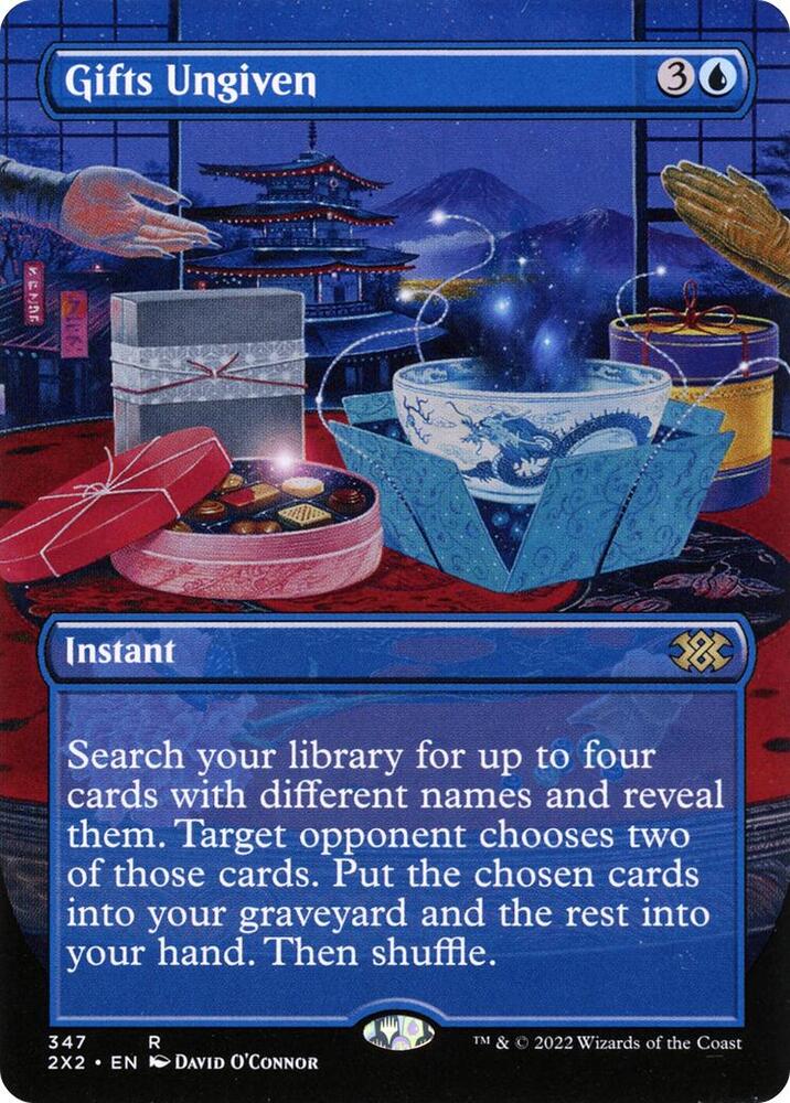 Gifts Ungiven Borderless 347 (Double Masters 2022)  | Good Games Modbury