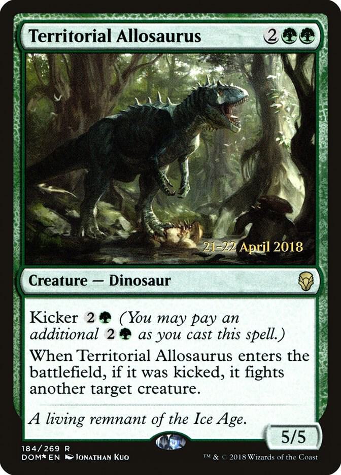 Territorial Allosaurus 184s/118 (Prerelease Cards)  - Foil | Good Games Modbury