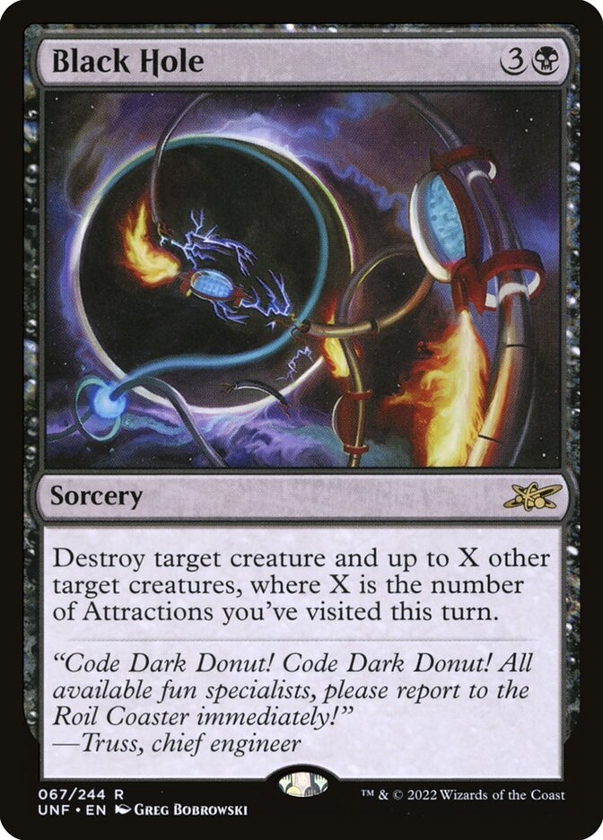 Black Hole 67/244 (Unfinity)  - Foil | Good Games Modbury