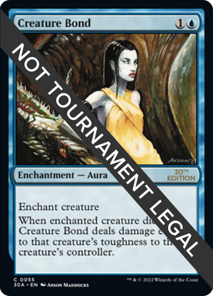Creature Bond 55/594 (30th Anniversary Edition)  | Good Games Modbury