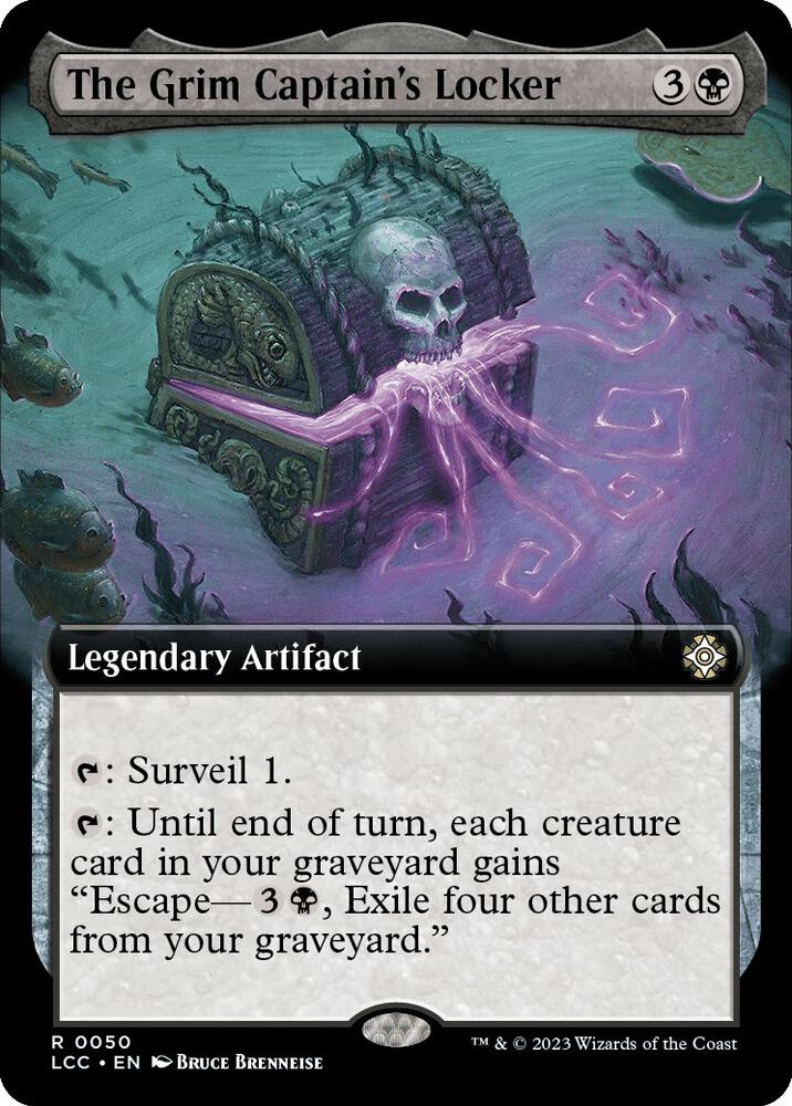 The Grim Captain's Locker 50/370 (Commander: The Lost Caverns of Ixalan)  - Extended Art | Good Games Modbury