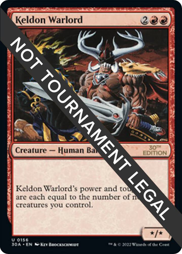 Keldon Warlord 156/594 (30th Anniversary Edition)  | Good Games Modbury