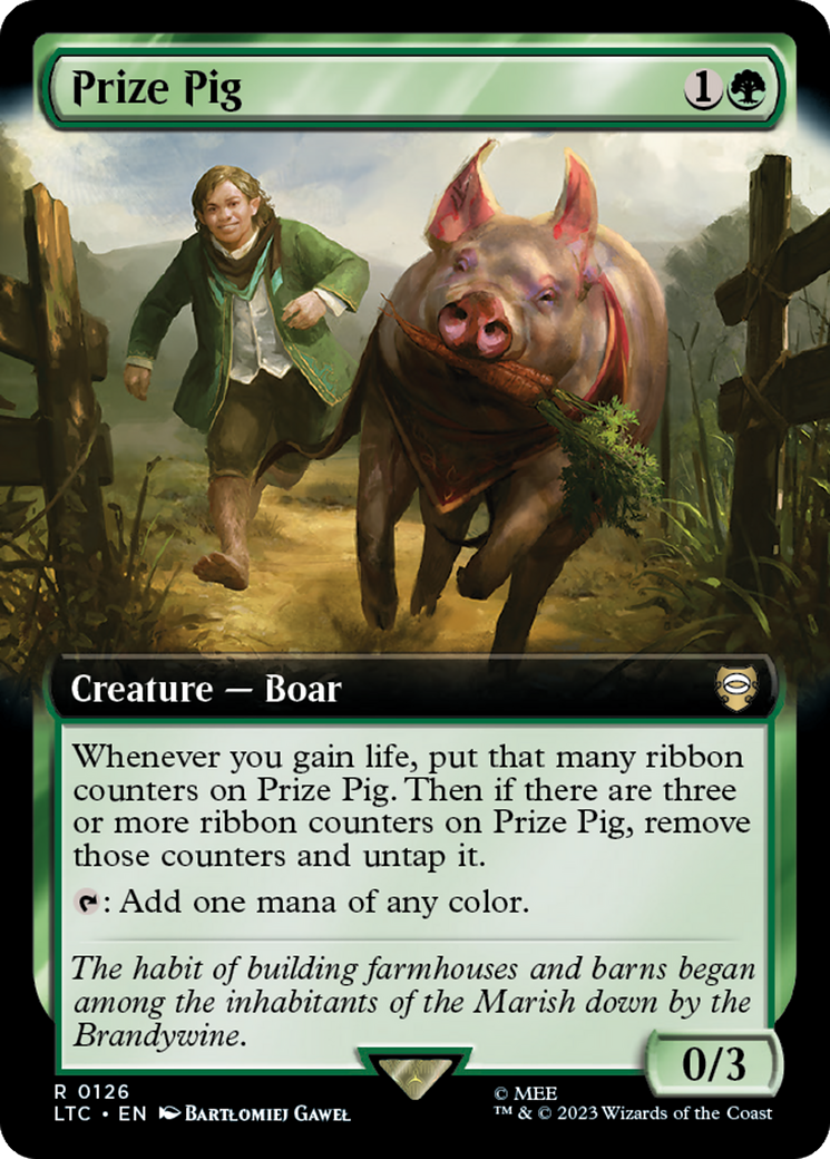 Prize Pig (Extended Art) [The Lord of the Rings: Tales of Middle-Earth Commander] | Good Games Modbury